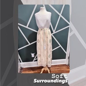 NWOT Soft Surroundings Sequin Desert Stars Maxi Skirt